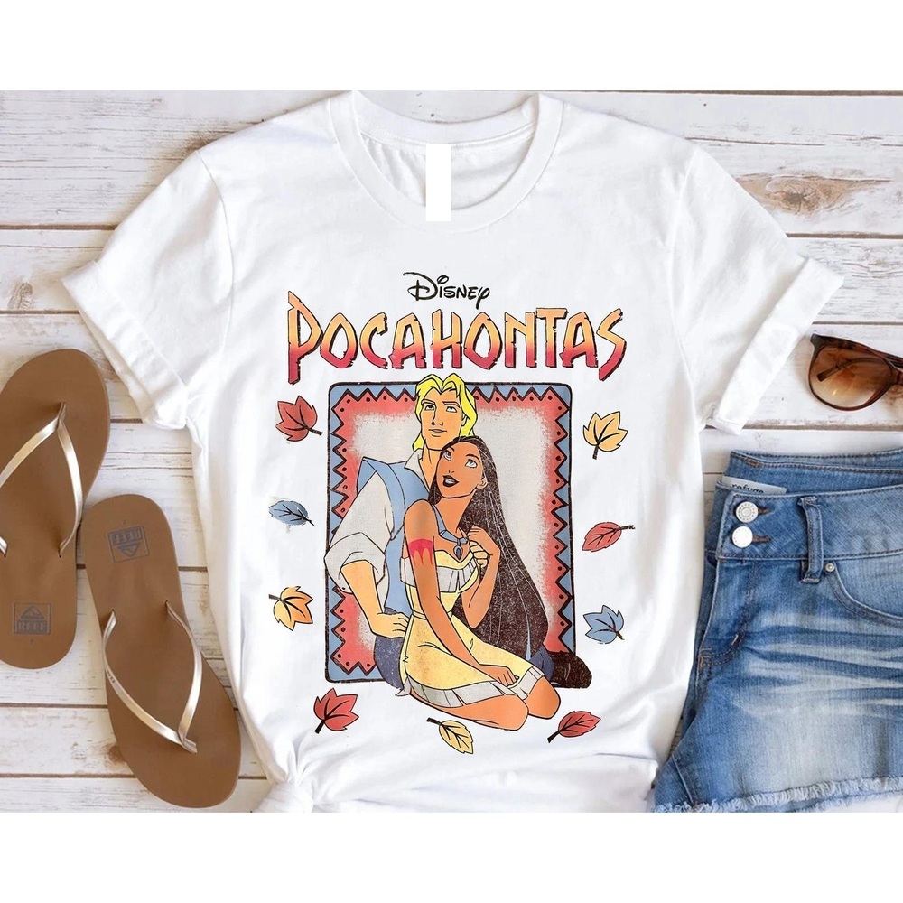 Disney Pocahontas And Captain Classic Movie Shirt